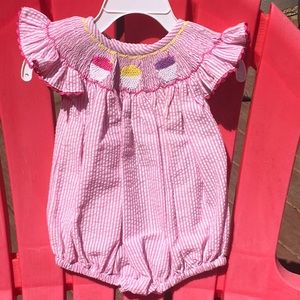 NWOT NOLA Smocked bubble